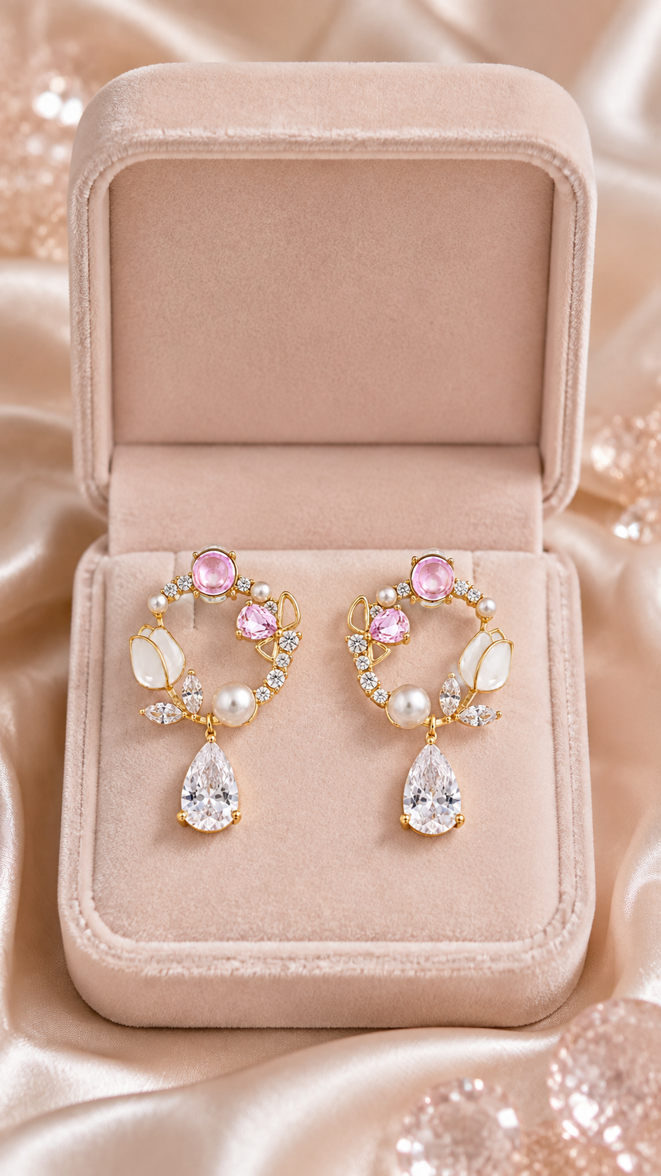 Pearl Wreath Earrings