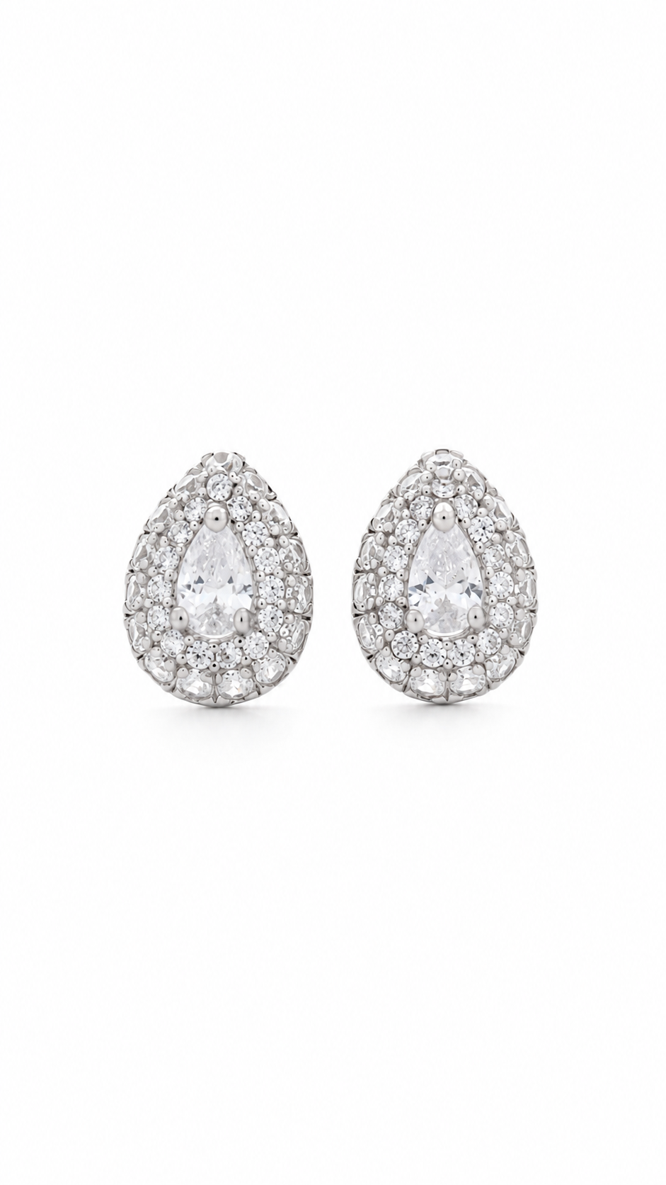 Pear-Cut Earrings