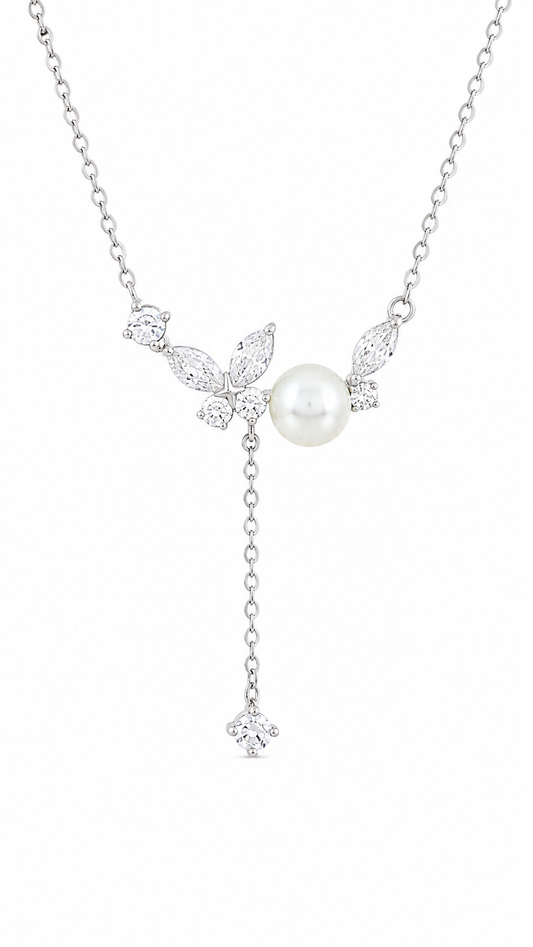 Pearl & Marquise Necklace