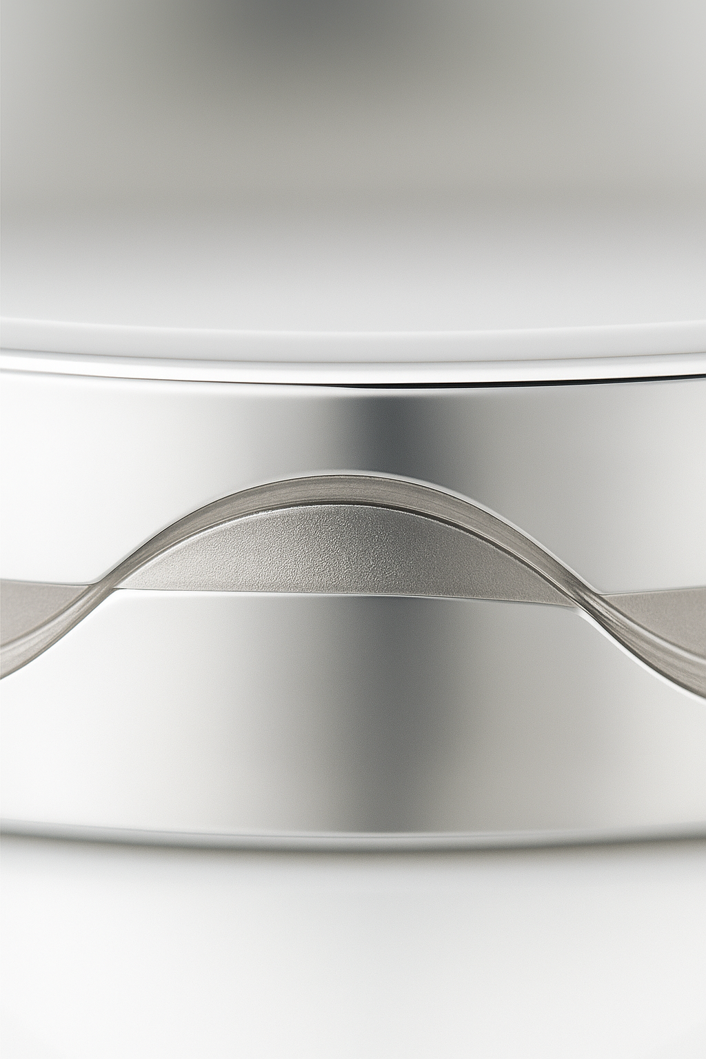 Wave Design Silver Finish Band Ring for Men and Women Elegant Minimal Daily Wear Finger Ring