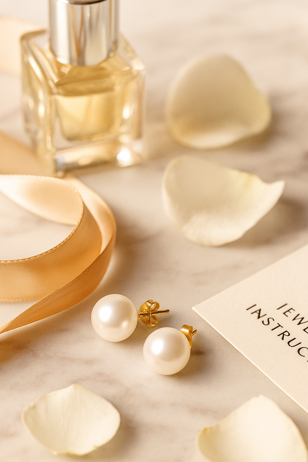 Classic Pearl Stud Earrings for Women