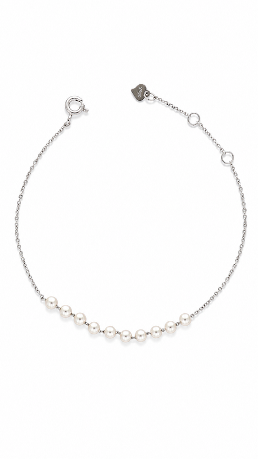 Pearl Beaded Chain Bracelet