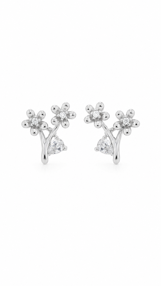 Double Flower Earrings