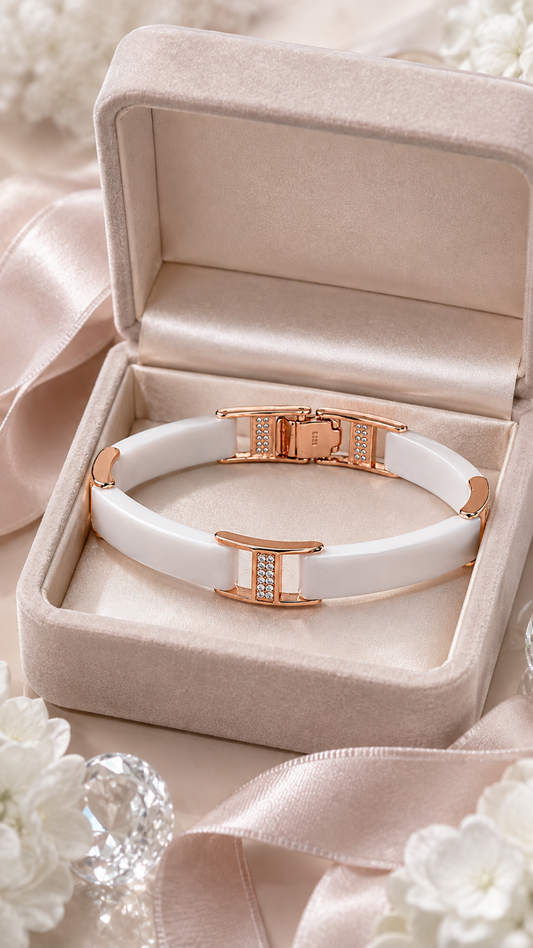 White Ceramic Bracelet