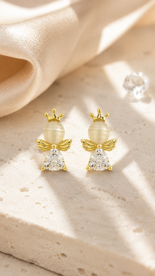 Crown Bow Earrings