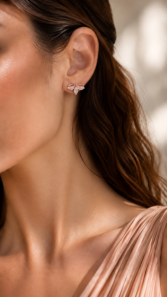 Dragonfly Marquise Earrings