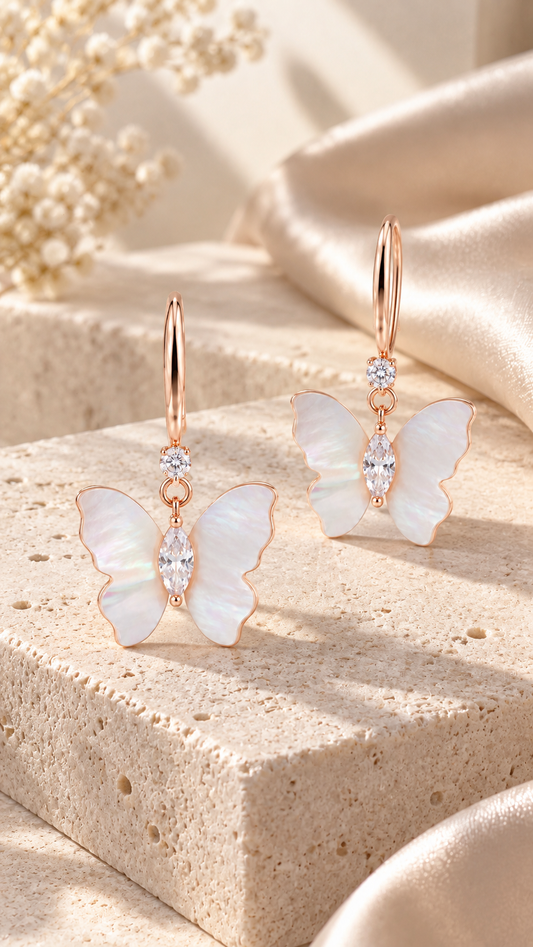 Butterfly Drop Earrings