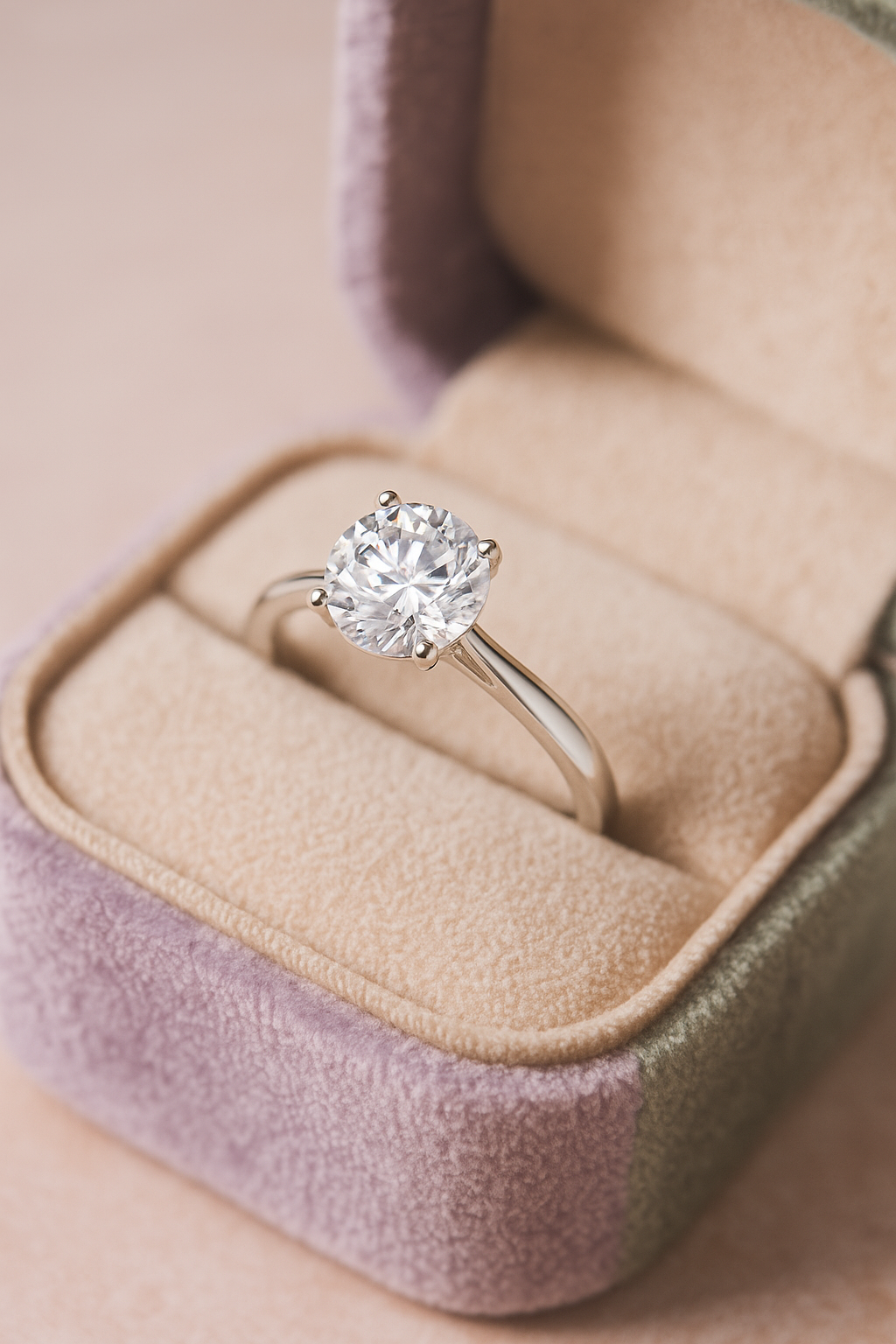 Classic 925 Silver Solitaire Zircon Ring for Women – Elegant Engagement & Everyday Wear Finger Ring