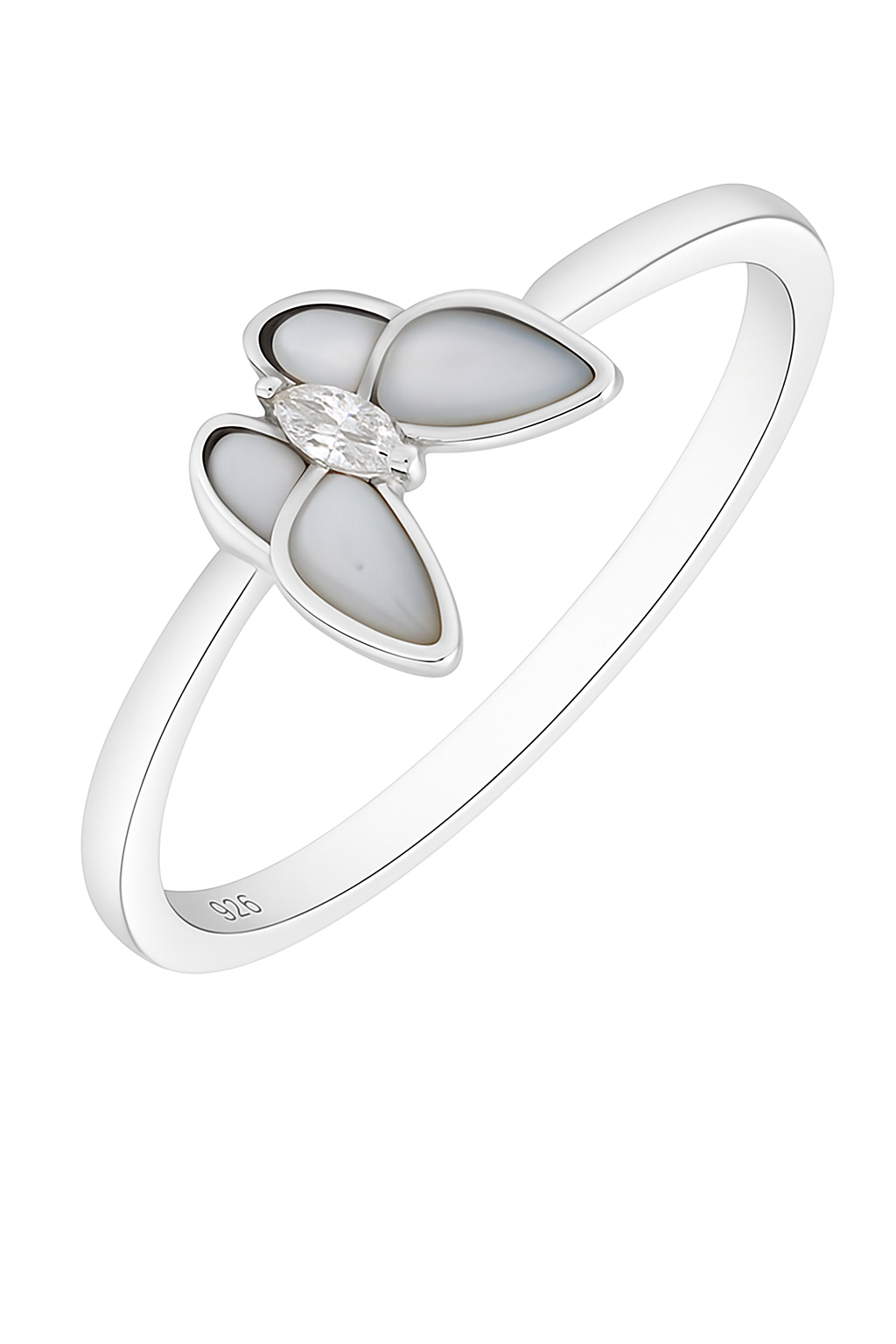 Charming 925 Silver Butterfly Design Ring for Women – Elegant Minimal Finger Ring for Daily & Party Wear