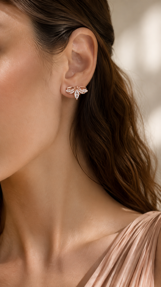 Dragonfly Marquise Earrings