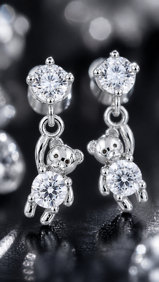 Teddy Bear Earrings