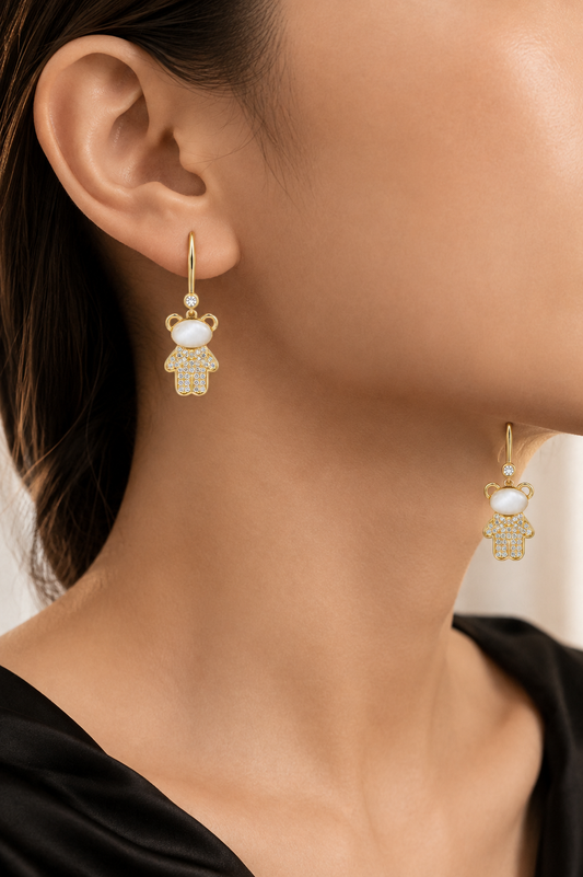 Teddy Bear Earrings