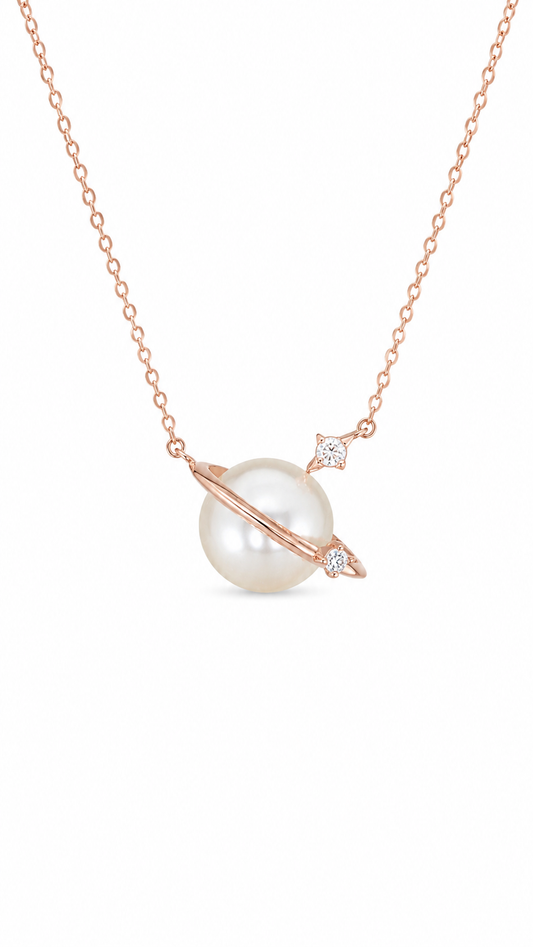 Pearl Planet Necklace