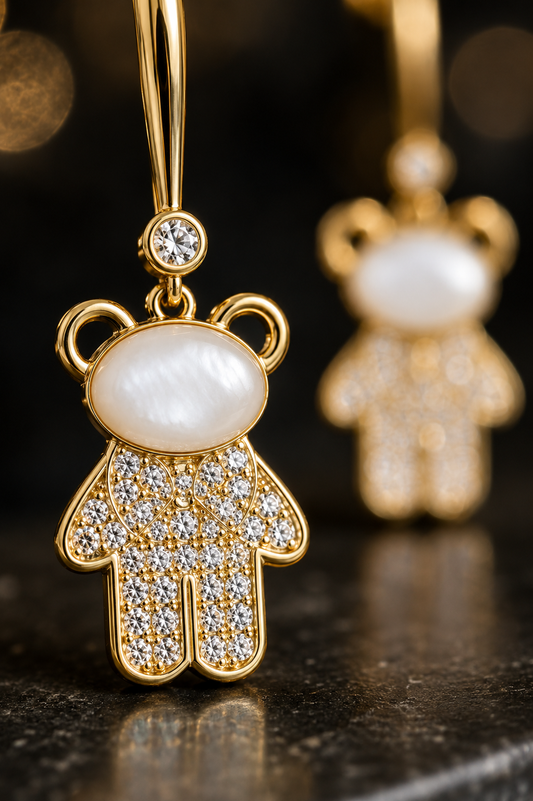 Teddy Bear Earrings