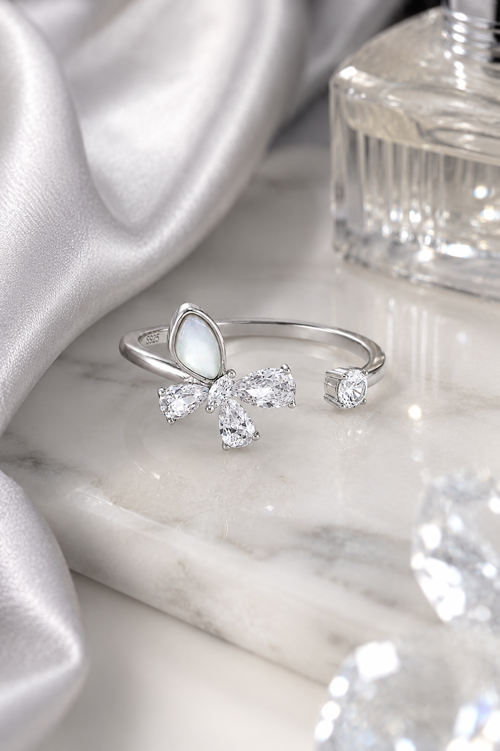 Butterfly Open Adjustable Ring