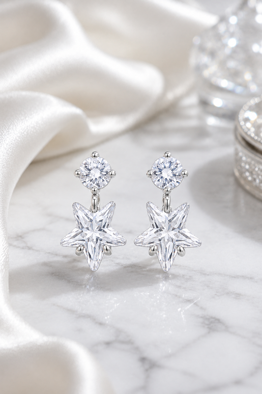 Star-Cut Earrings