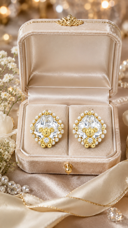 Teddy Bear Earrings