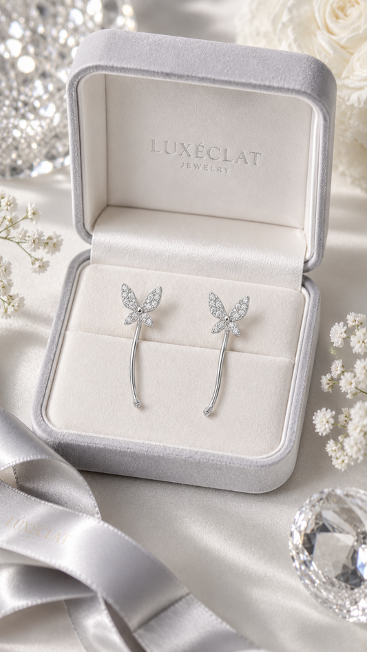 Butterfly Threader Earrings