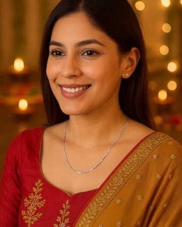 925 Silver Sleek Figaro Chain Necklace for Men & Women – Lightweight Daily Wear Silver Chain