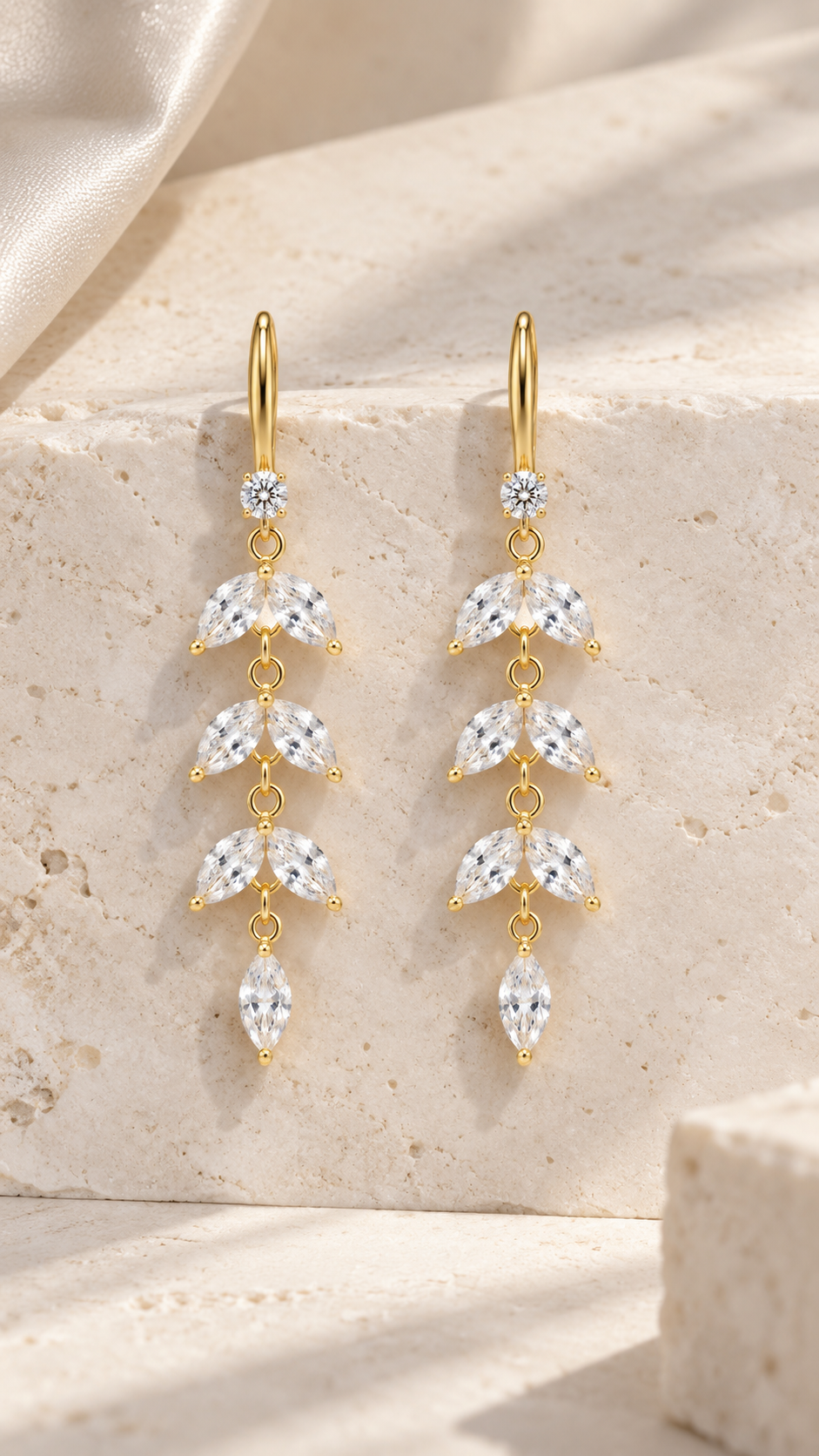 Marquis Cascade Earrings