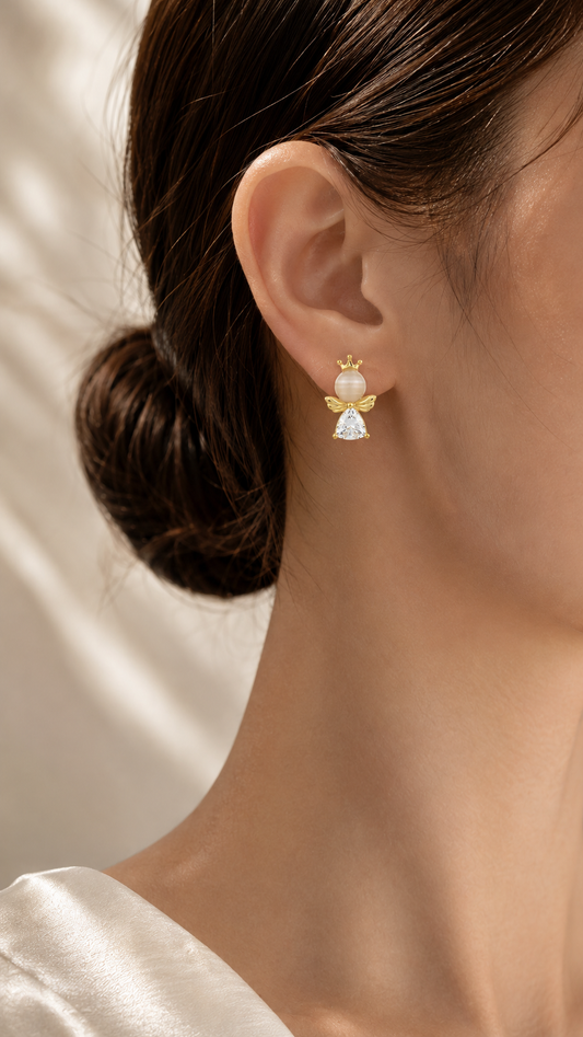 Crown Bow Earrings