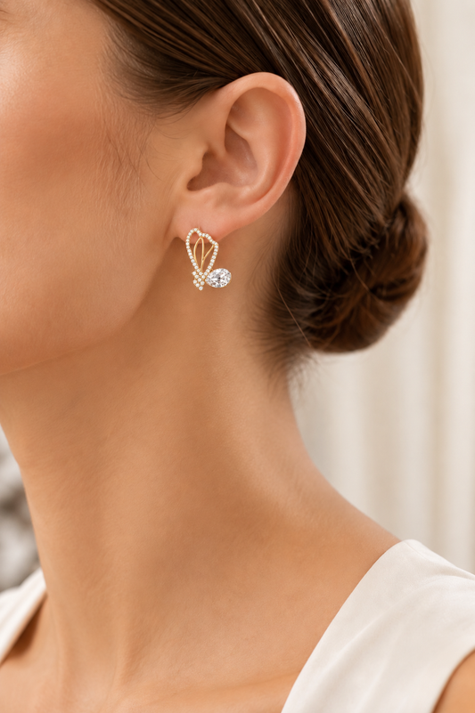 Pear-Cut Earrings