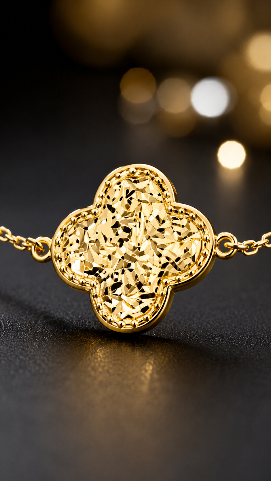 Four-Leaf Clover Bracelet