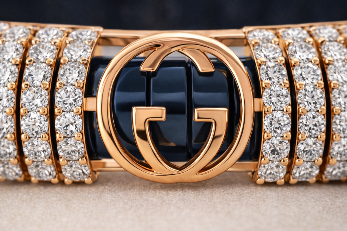 Signature Bracelet Deep Blue Enamel