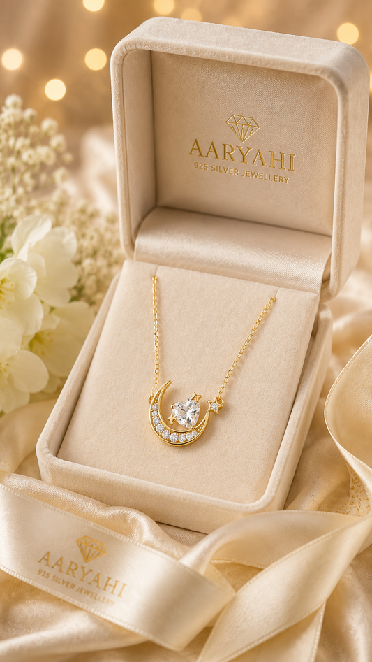 Elegant Moon Love Necklace