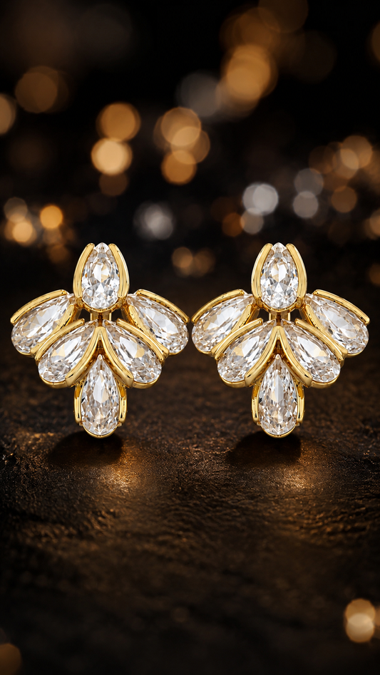 Floral Cluster Earrings