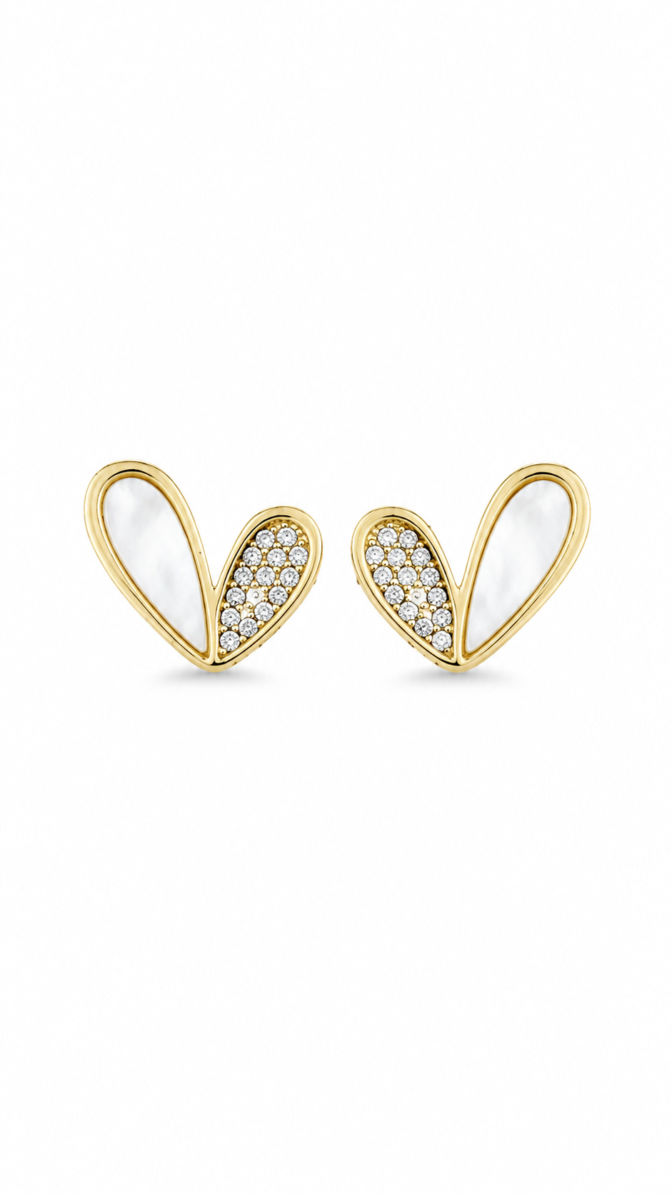 Gold Pearl Earrings