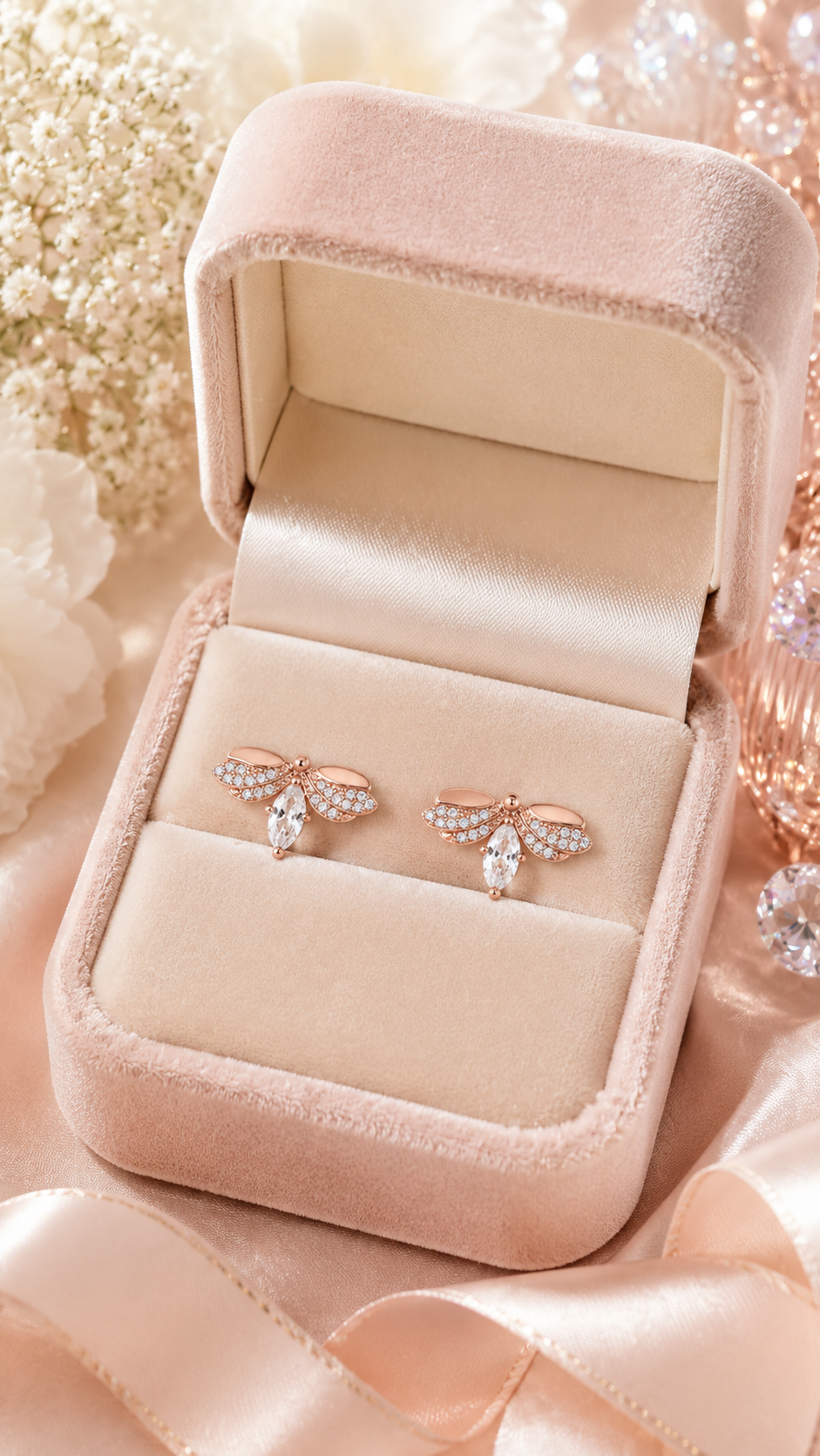 Dragonfly Marquise Earrings