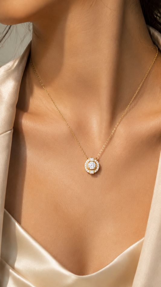 Classic Halo Pendant