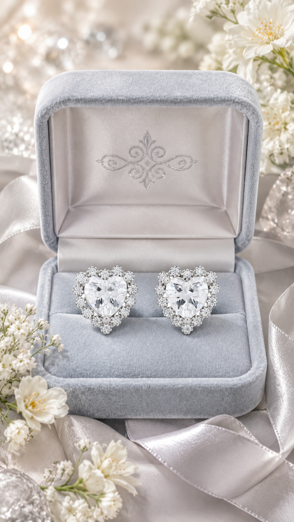 Heart-Shaped Earrings