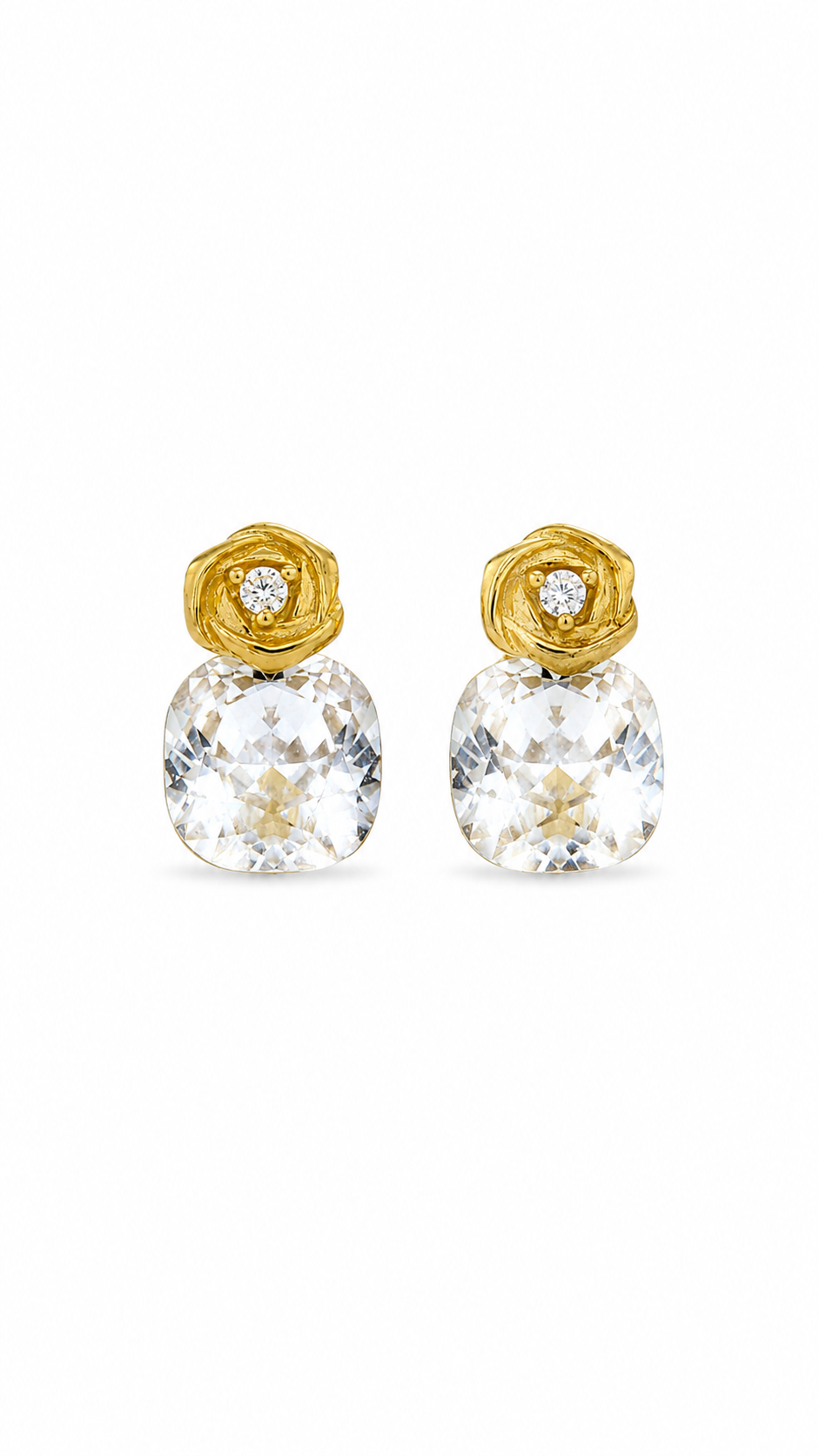 Rose Floral Earrings