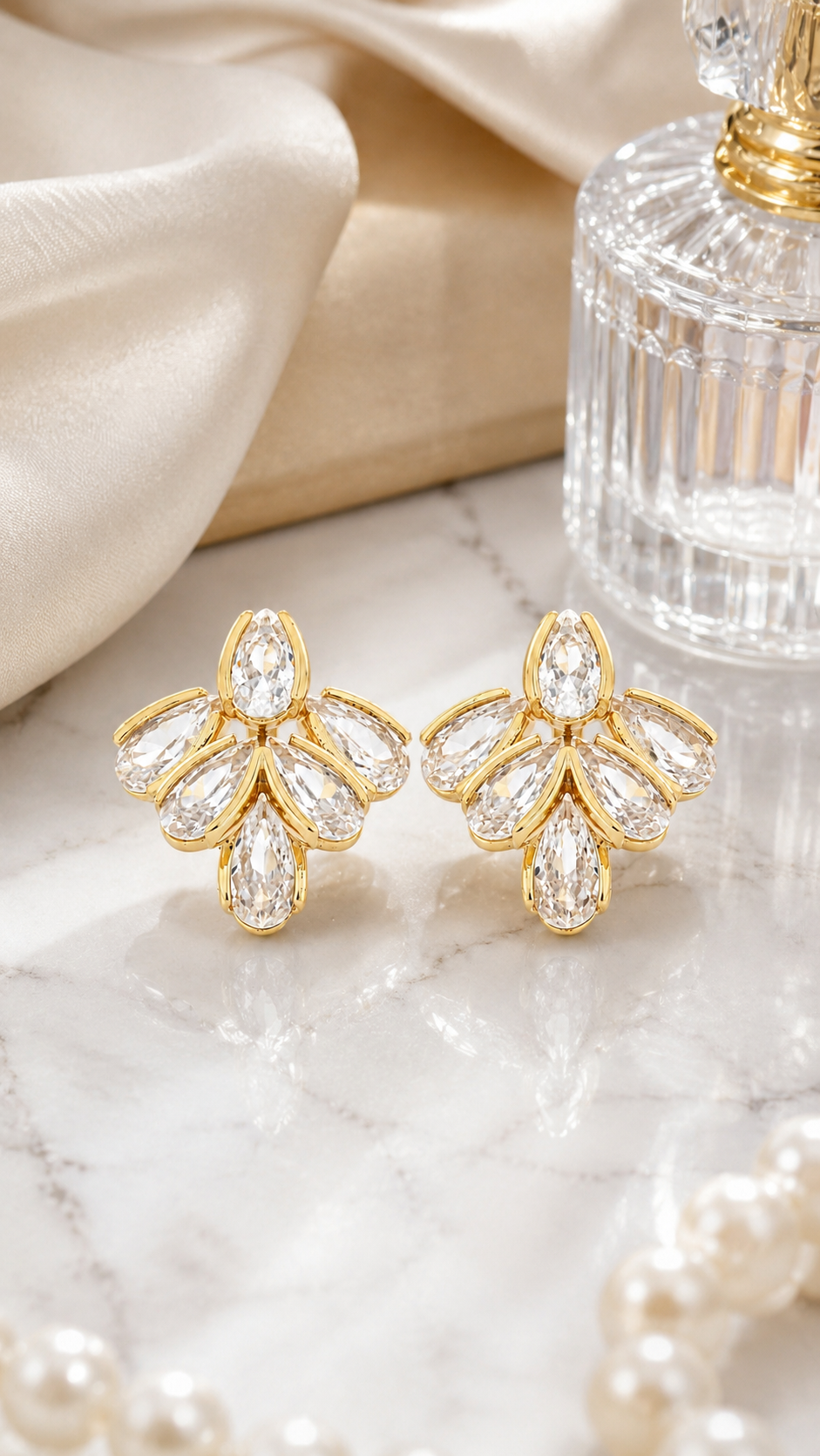 Floral Cluster Earrings