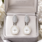 Oval Pearl Earrings