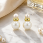 Double Pearl Earrings
