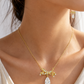 Dragonfly Pear Necklace & Earrings Set