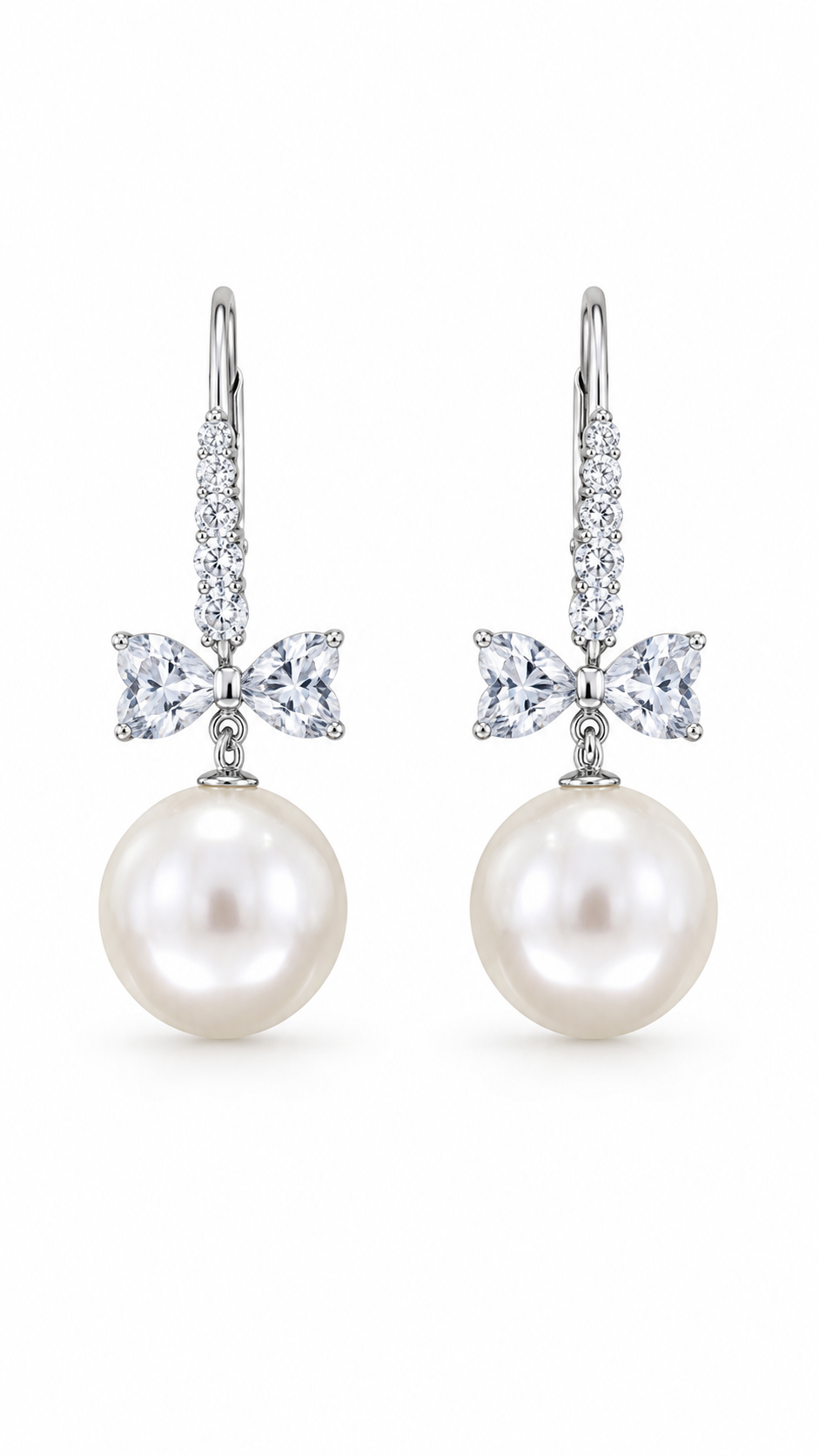 Bow & Pearl Earrings