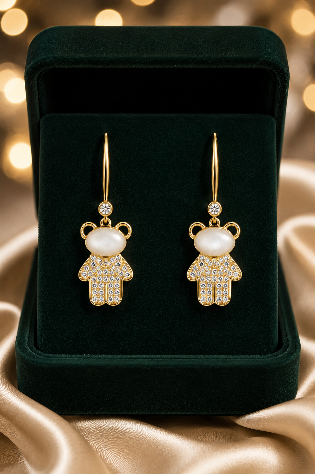 Teddy Bear Earrings