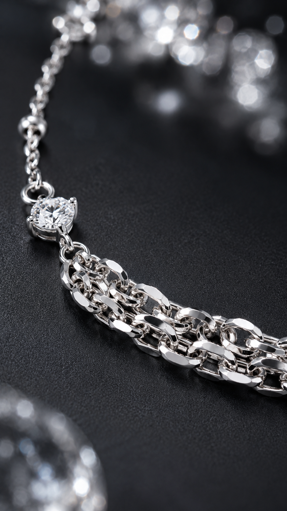 Multi-Layer Twisted Chain Bracelet