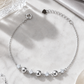 Silver Triple Bead Station Bracelet