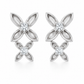 Double Four-Petal Earrings