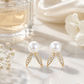 Pearl Leaf Earrings