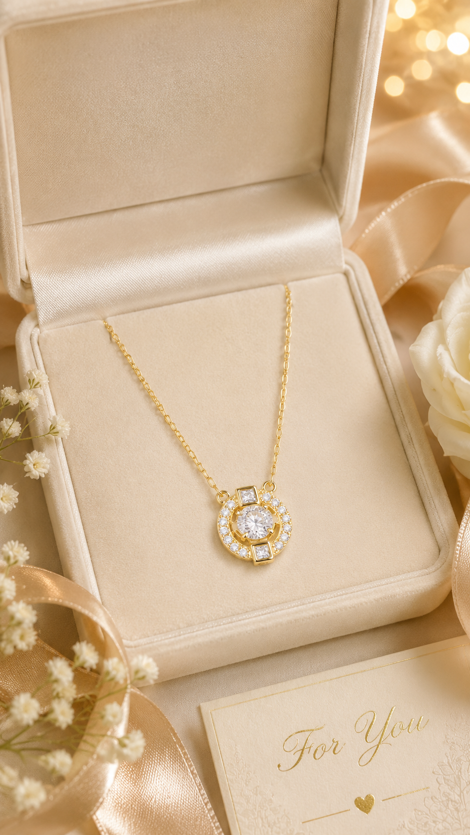 Classic Halo Pendant