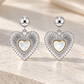 Silver Heart Earrings