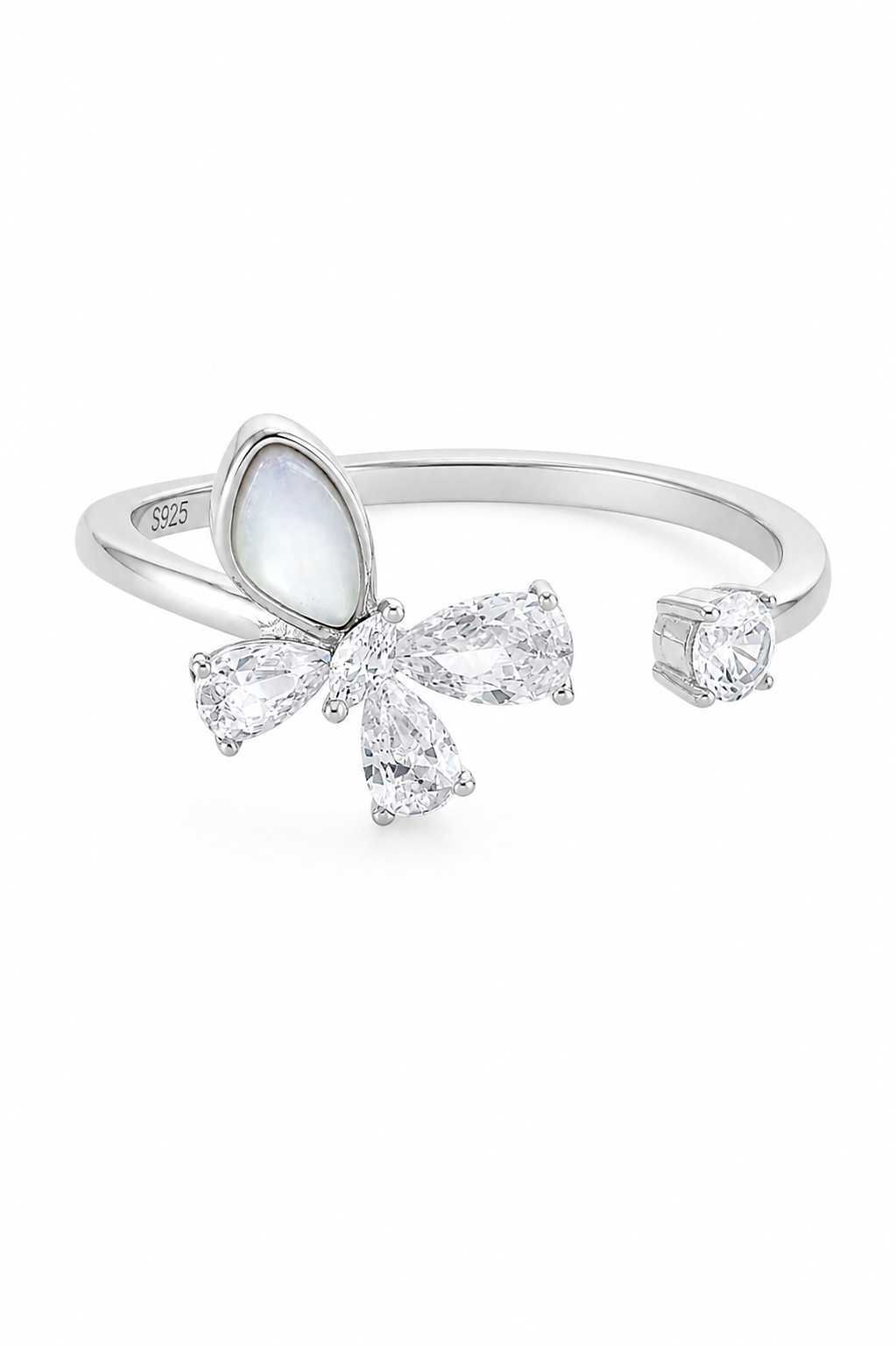 Butterfly Open Adjustable Ring