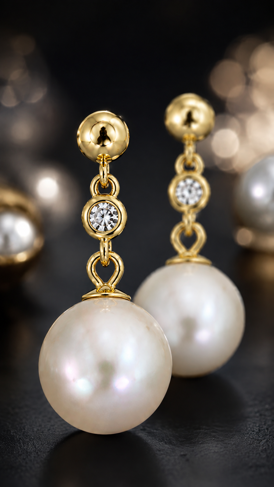 Elegant Pearl Drop Earrings