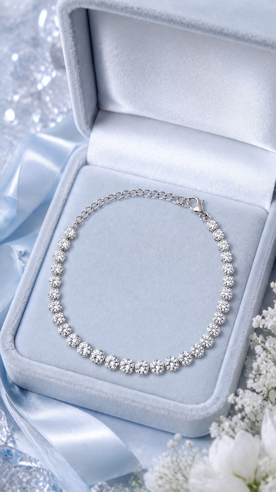 Round Tennis Anklet